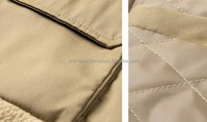 2025 hiver réversible imperméable coton rempli support fermeture éclair unisexe décontracté Camping/Ski Parka veste - Product Image 4