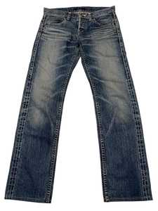 Jeans Vaqueros Azul Oscuro PS GITANO para Niños, con Ribete Naranja, con Etiquetas, Talla Personalizada, Hecho a Mano - Product Image 3