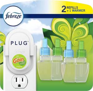 ปลั๊ก Febreze, Gain Original, ชุดเริ่มต้น & (2) เติมน้ําหนักได้ .87 fl. ออนซ์ - Product Image 2