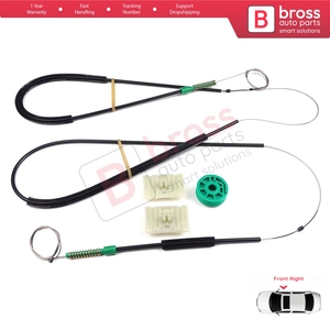 Juego de Reparación de Elevalunas Eléctrico BWR604, Puerta Derecha para A3 S3 MK1 8L1 1996-2003, 2/3 Puertas, Hatchback, Coupé, 8L3837462 - Product Image 2