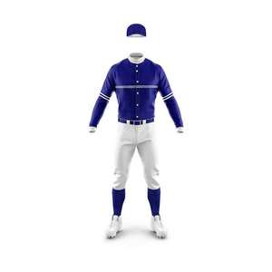 Vente en gros Unisexe 100% Polyester Rayé Baseball Jersey Uniforme Logo Personnalisé Imprimé Sportswear Chemises Ensembles Plus La Taille Option - Product Image 3