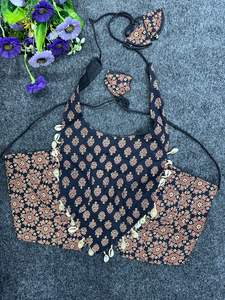 Vente chaude Belle Dressing Fancy Festival Wear Ajrakh Cotton With Real Kodi Blouse Fournisseur et exportateur indiens - Product Image 4