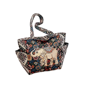 กระเป๋าสะพายไหล่ลายช้างผ้าใบ No.3 10ดีไซน์ที่มีเอกลักษณ์เสื้อผ้าประจำภูมิภาค - Product Image 1