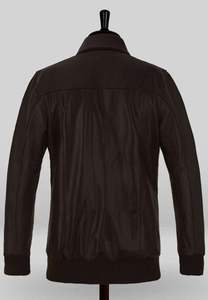 STEVE CARELL BIENVENIDO A MARWEN BOMBER CHAQUETA DE PIEL - Product Image 5