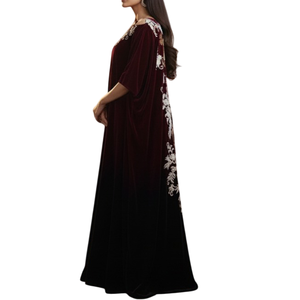 Superbe Robe en Velours pour Femme – Vente en Gros, Hiver, Faite à la Main, Fortement Recommandée, Nouvelle Arrivée, Coupe Classique, Idéale pour Fêtes Culturelles, Réversible - Product Image 4