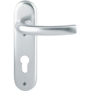 Ensemble de poignées courtes HOPPE avec levier arrondi Tky 1710/273KP en aluminium F1 PZ, poignées et boutons pour meubles - Product Image 3