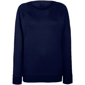 เสื้อสเวตเชิ้ตผ้าฝ้าย/ผ้าใยไผ่ปักลายสำหรับผู้หญิง ดีไซน์รักษ์โลก ระบายอากาศได้ดี กันลม คอปกแบบปกติ แขนยาว - Product Image 1