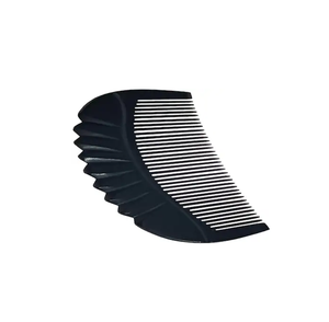 Peine de cuerno con mango pequeño, peine de cuerno de búfalo de bolsillo, peine de masaje para el cuidado del cabello para tamaño personalizado, tamaño pequeño, color negro - Product Image 6