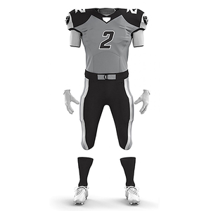 Maillot de football américain jeunesse personnalisable dernière conception respirante avec uniformes à manches courtes - Product Image 4