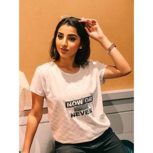 เสื้อยืดลายนูนแขนสั้นสำหรับผู้ชายหรือไม่เคย - Product Image 5