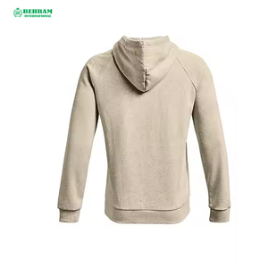 Sweat à capuche unisexe personnalisé avec logo, fermeture éclair intégrale, respirant, séchage rapide, en molleton/éponge française 100% coton, teint uni, hiver - Product Image 3