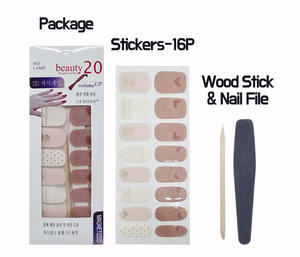 สติกเกอร์ติดเล็บเจลแม่เหล็กแบบ3D จากเกาหลี - Product Image 5