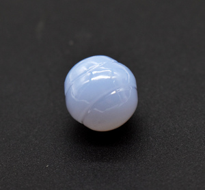 หินอัญมณีแกะสลักทรงลูกบอลคริสตัลสีฟ้าธรรมชาติบำบัดเรียบ26X26มม. - Product Image 6