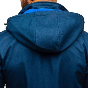 Vestes Softshell en Toile de Haute Qualité pour Hommes Coupe-Vent Respirantes Mode Hiver OEM Personnalisable - Product Image 6