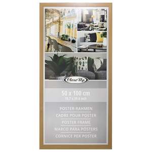 Light Beech 50 X 100 cm Glass Frame <b>Poster</b> Elegant and Stylish Display Solution - Product Image 1