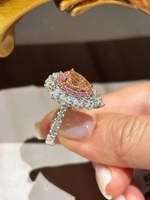 Bague de fiançailles et de mariage en diamant de laboratoire de couleur fantaisie, certifiée IGI, luxe, or 18 carats, taille émeraude, bijoux fins sur mesure, vente en gros