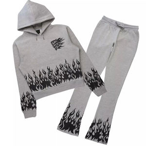 Ensemble de survêtement pour femmes, jogging, vêtements de détente, doux, confortable, respirant, pour les voyages, la maison, le sport décontracté - Product Image 2