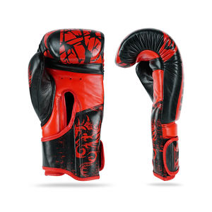 Guantes de boxeo profesionales personalizados con logotipo Diseño propio más vendido para artes marciales - Product Image 2