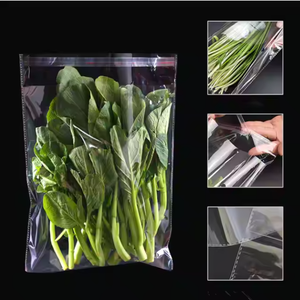 กระเป๋าพลาสติกพีอีแบบตั้งพิมพ์ลายสำหรับแบรนด์ผักระดับพรีเมียม - Product Image 2