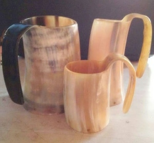 Taza Artesanal de Cuerno de Buey Sin Tapa, Acabado Pulido, Ecológica, Apta para Lavavajillas, Regalo de Cumpleaños, Tamaño y Logotipo Personalizables - Product Image 4