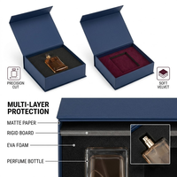 Boîte à bijoux en carton rigide de luxe avec logo personnalisé pour collier, étui cadeau