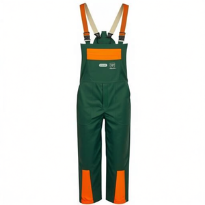 Overol de Trabajo de Poliéster Verde/Naranja para Hombre, Overol Protector para Motosierra, Talla 54, KONIFERE WATEX - Product Image 2