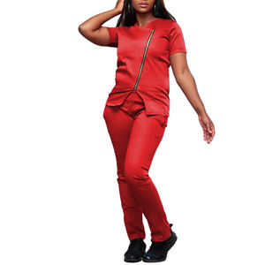 Conjunto de uniformes médicos de hospital OEM para hombres y mujeres de calidad superior uniforme elegante para correr uniforme de enfermería uniforme de Spa conjunto de uniforme de médicos - Product Image 5