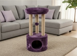 Torre para Gatos Atlanta Royal Purple con Comodidad Majestuosa - Product Image 5