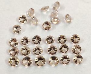 Morganita de color melocotón natural redonda 6mm facetada excelente calidad-morganita suelta - Product Image 1