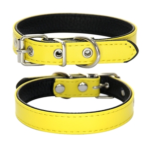 Produits promotionnels Logo personnalisé collier de chien en cuir PU accessoires de chien - Product Image 1