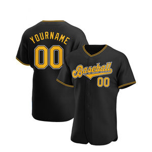 Vente en gros de robes de baseball personnalisées pour jeunes hommes maillots de baseball pour jeunes maillots de softball sublimés col en V - Product Image 6