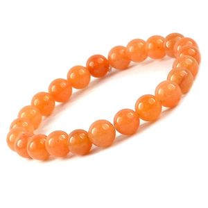 Pulsera de Cristal Aventurina Melocotón, Piedra Preciosa Natural Curativa para la Creatividad y la Positividad - Product Image 1