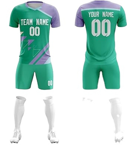 Maillot de football et de soccer personnalisé avec impression numérique, uniforme d'équipe, t-shirt avec logo personnalisé, nom de l'équipe, vêtements de football de haute qualité - Product Image 2