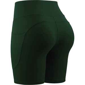 Shorts de yoga sans couture pour femme, taille haute élastique, respirants, séchage rapide, coupe en V, pour entraînement et gym, personnalisables - Product Image 4