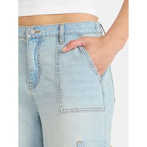 Pantalones Cargo de Pierna Recta y Corte Holgado para Mujer, Cómodos para Uso Diario - Product Image 4