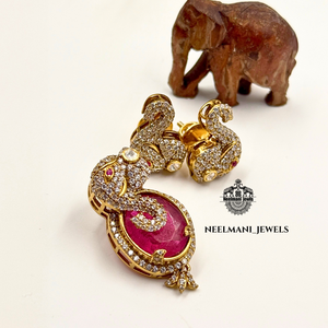 CentiPede SHAPEDE Diamond Pendant & <b>Elephant</b> Charm with Stud Chain Included - Product Image 4