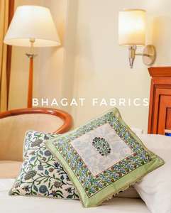 Hand <b>Block</b> Printed Cushion Covers Ethnic Print Decorative Designer Pillowcase for Cushions Stylish Printed Pillowcase - Product Image 3