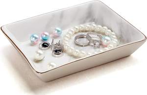 Assiette en marbre antique Calcutta Viola moderne faite à la main, bol de fruits en pierre et assiette de table au design élégant - Product Image 5