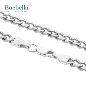 Gran oferta, collar de cadena de eslabones cubanos de Miami de 5mm chapado en oro blanco de 14 quilates de Plata de Ley 925 para hombres, collares de moissanita Premium - Product Image 5