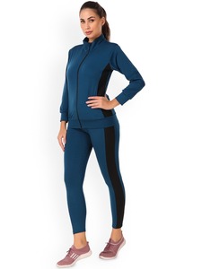 Conjunto Deportivo de Dos Piezas para Mujer, 100% Algodón, Elástico, Cuello en V, Largo Completo, Transpirable, Ecológico y Reversible para Invierno - Product Image 5