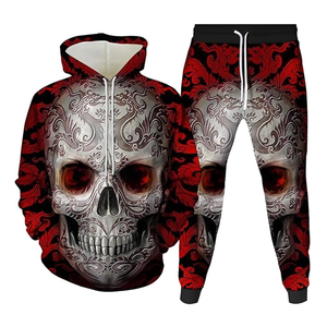 Nouvelle conception de sublimation ensembles de jogger de haute qualité conception de logo personnalisé 100% pull en polyester vêtements de sport survêtements unisexes - Product Image 2