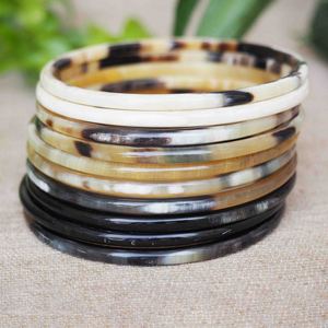 Tamaños personalizados diseños cuerno pulsera más bajo costo al por mayor joyería natural pulseras brazaletes - Product Image 4