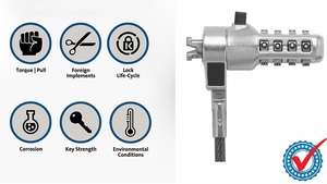 Cylindres de serrure haute sécurité Kensington HP Nano pour magasin de détail Ordinateurs portables minces Magasin de détail Serrure pour ordinateur portable mince - Product Image 6