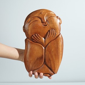 Pequeña Figura de madera decoración artesanal para la decoración del hogar madera CNC 3D tallado arte al por mayor de Vietnam - Product Image 4