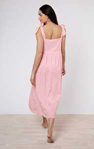 Vestido Largo Maxi de Diseñador para Mujer, Colección 2025, Hombros Ajustados, Sin Mangas, Verano - Product Image 4