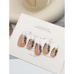 Uñas Postizas Blue Daisy Kiss - Product Image 4