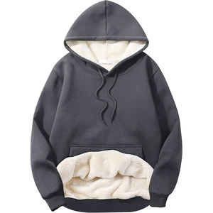 Sweat à capuche chaud extérieur pour hommes pull en tissu imperméable avec poche sweat à capuche épais personnalisé pour le sport ou le voyage - Product Image 1