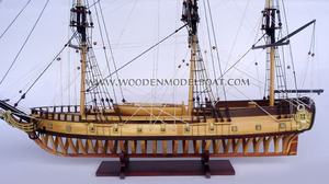El fabricante de Gia Nhien aprueba el diseño personalizado MOQ bajo modelo USS RATTLESNAKE barco alto con barco modelo de artesanía de alta calidad - Product Image 3