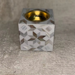 Meilleure qualité, brûleur à encens personnalisé en bois avec incrustation de nacre religieuse, support pour Oud par Decor World Expo - Product Image 1