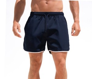 New Arrival Solid Eco-Friendly <b>Knee</b> <b>Length</b> Beach Custom Logo High Quality Wholesale <b>Men's</b> Sports <b>Shorts</b> Breathable Casual - Product Image 1
